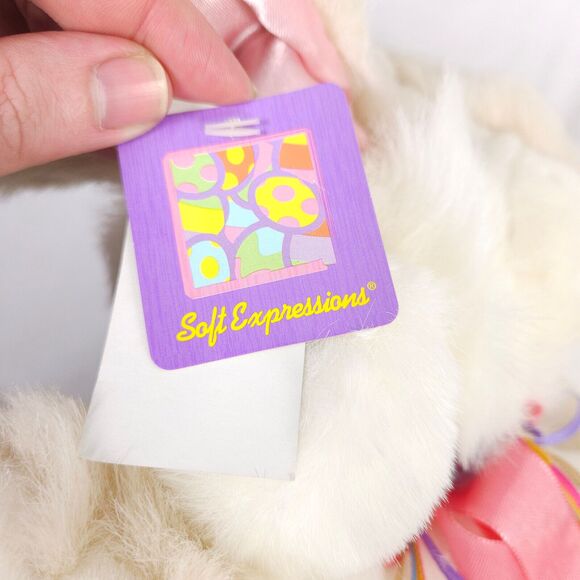 NWT Vintage Main Joy Limited Easter Bunny Rabbit Stuffed Animal Soft Expression - Picture 4 of 6